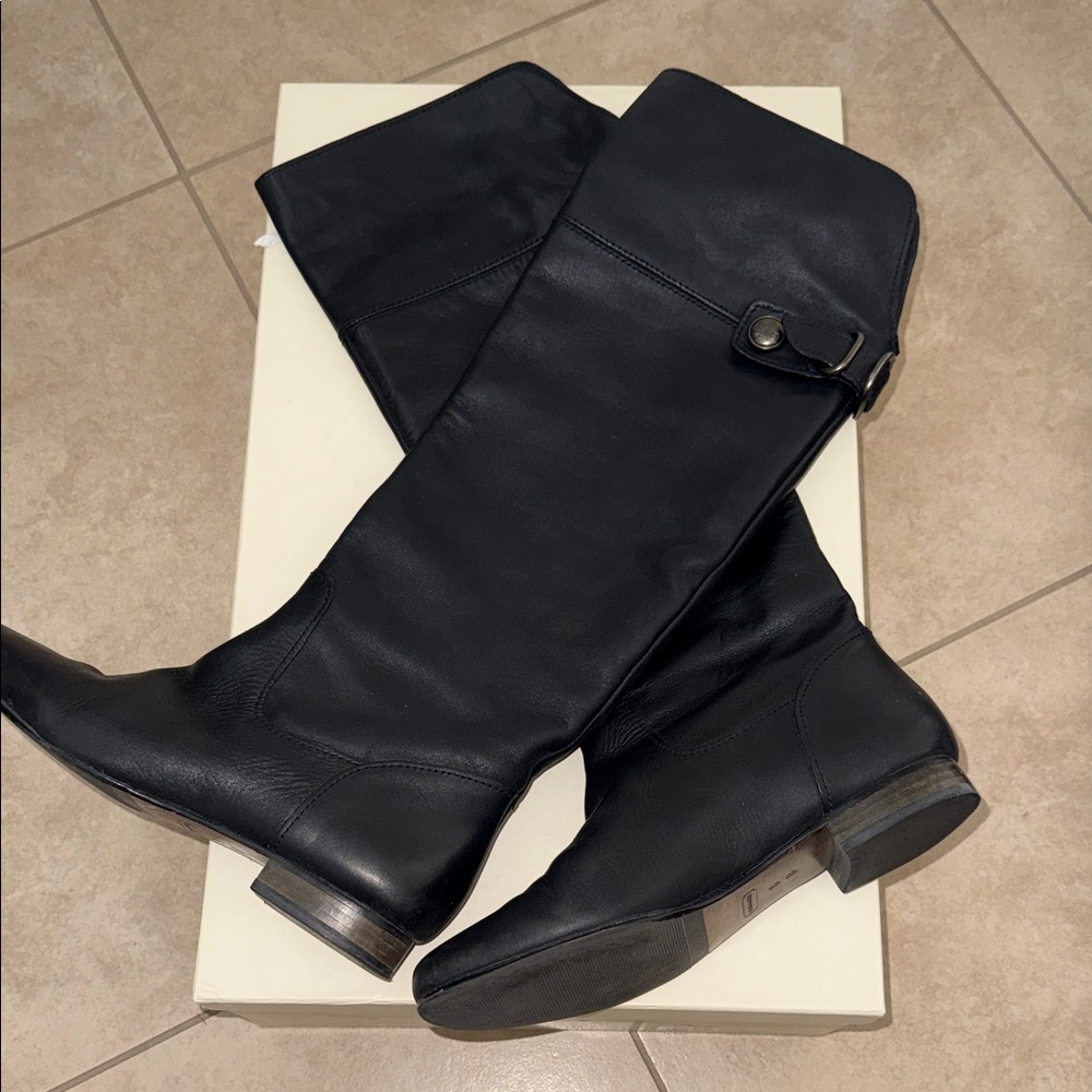 Coach Black Smooth Calf Boots